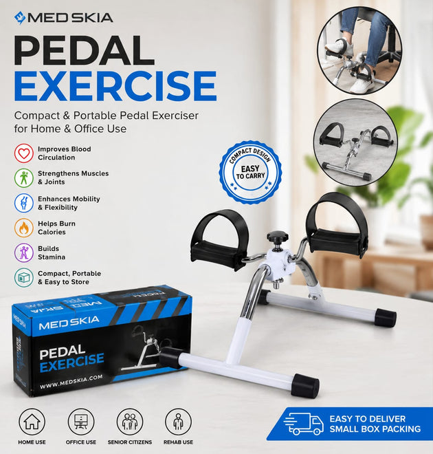 Pedal Exerciser for Seniors Desk Bike Cycle