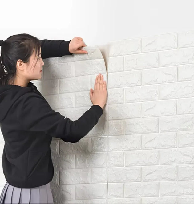 3d Brick Wall Sticker Sheet