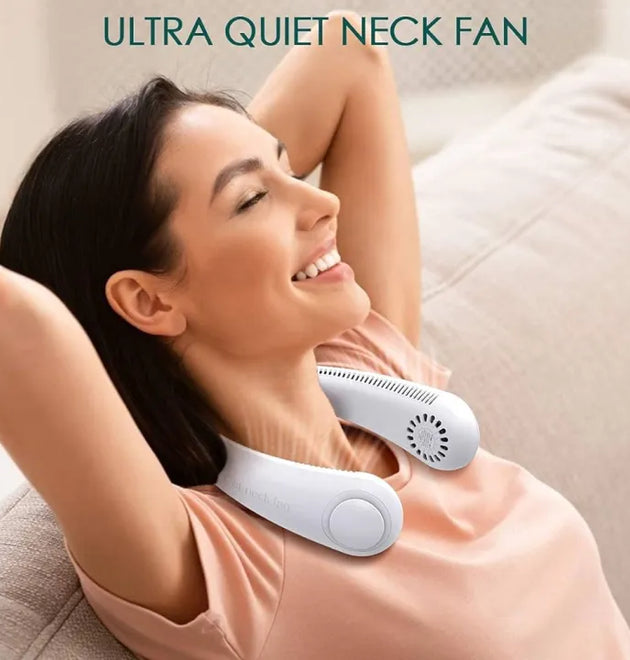 Stay Cool Anywhere with the CoolBreeze Portable Neck Fan
