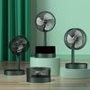 Standing Fan Oscillating Portable Plug in Power Fan New Upgraded 6.5"" Pedestal Fan with Quiet Height Adjustable Foldaway Fan, 3 Speeds, Phone Holder, Green