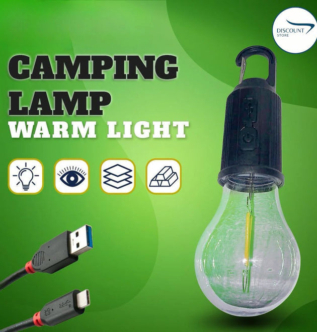 GlowMax Rechargeable Camping Bulb
