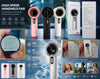 Handheld Fan Air Cooling Fan Digital Display For Beach Outdoor Sports