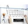 Over The Door Hooks — Stainless Steel Storage Organizer Rack