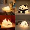Silicone LED Night Light Cute Rabbit Touch Sensor Lamp