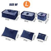 6-Piece Travel Storage Bag Set — Packing Organizer Cubes