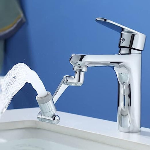 360° Rotating Faucet Sprayer — Universal Aerator Extension for Kitchen & Bathroom