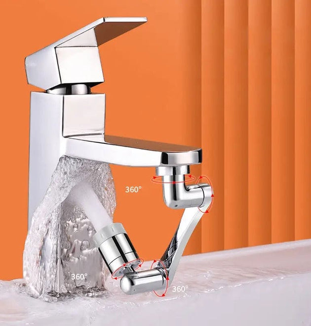 360° Rotating Faucet Sprayer — Universal Aerator Extension for Kitchen & Bathroom