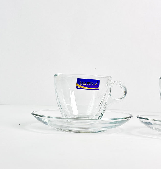 Delisoga 12 Pcs Cup & Saucer Set - CF036/L12