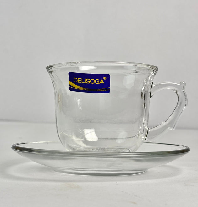 Delisoga 12 Pcs Cup & Saucer Set - CF023/L12