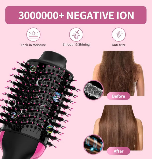 2-in-1 Hot Air Brush — Ionic Blow Dry & Volumizer