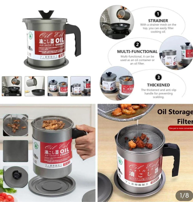 Kitchen Oil filter Pot
